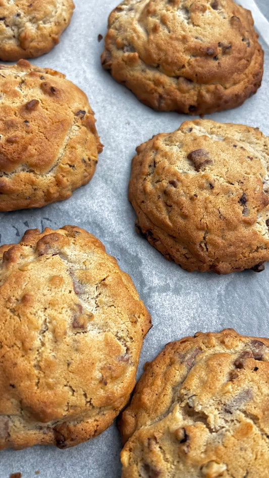 Cookie pépites de chocolat au lait et noix de pécan